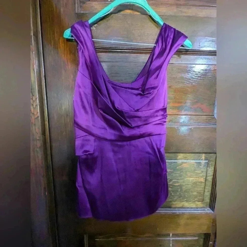 Elie Tahari Ruched Silk Top Sz: XS
